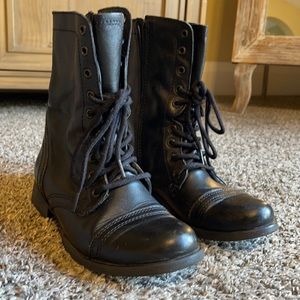 Steven Madden combat boots